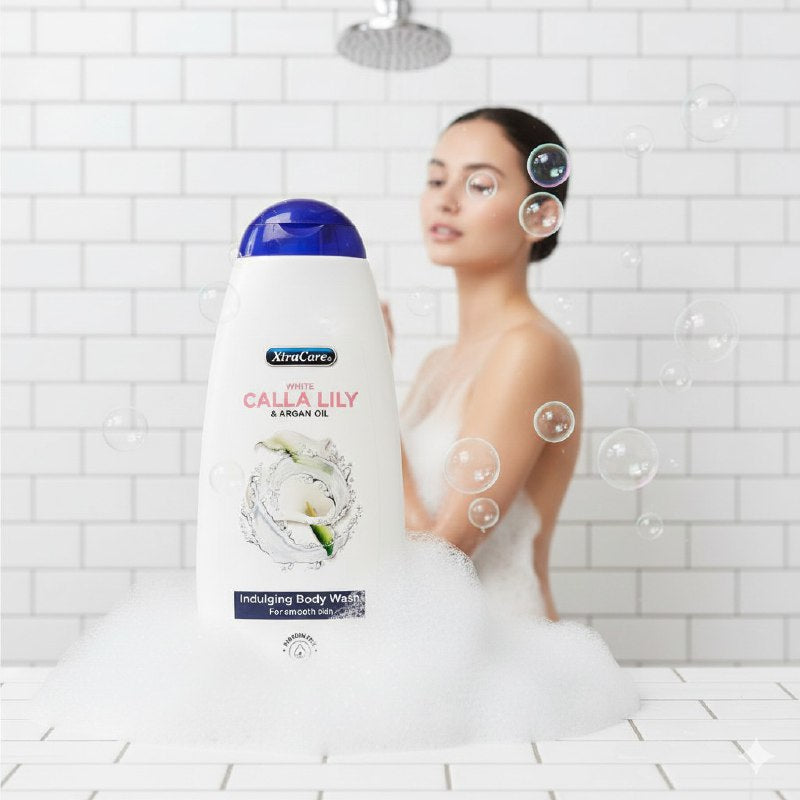 GEL DE DUCHA DE LIRIO BLANCO Y ACEITE DE ARGAN SUAVIZANTE E HIDRATANTE XTRACARE 500ML