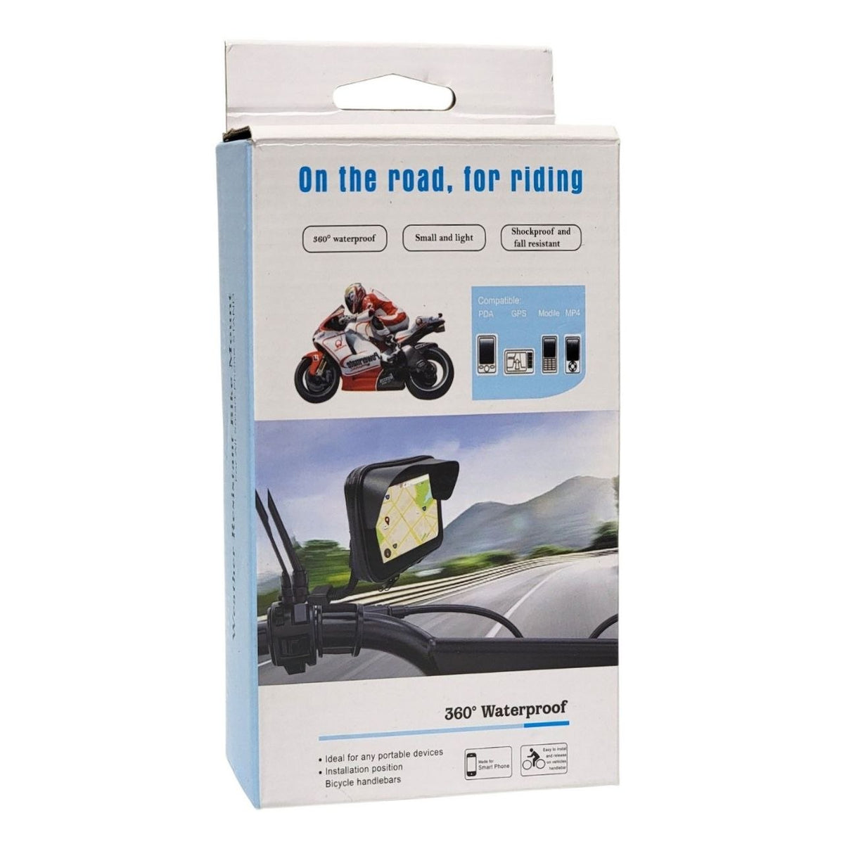 SOPORTE IMPERMEABLE UNIVERSAL PARA TELEFONOS INTELIGENTES PARA MOTOCICLETA