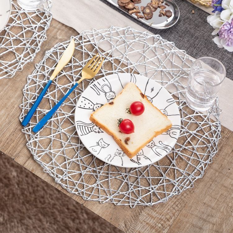 MANTELES INDIVIDUALES PARA COMEDOR DE COCINA RESISTENTE AL CALOR 4UND LUXE 38X38CM