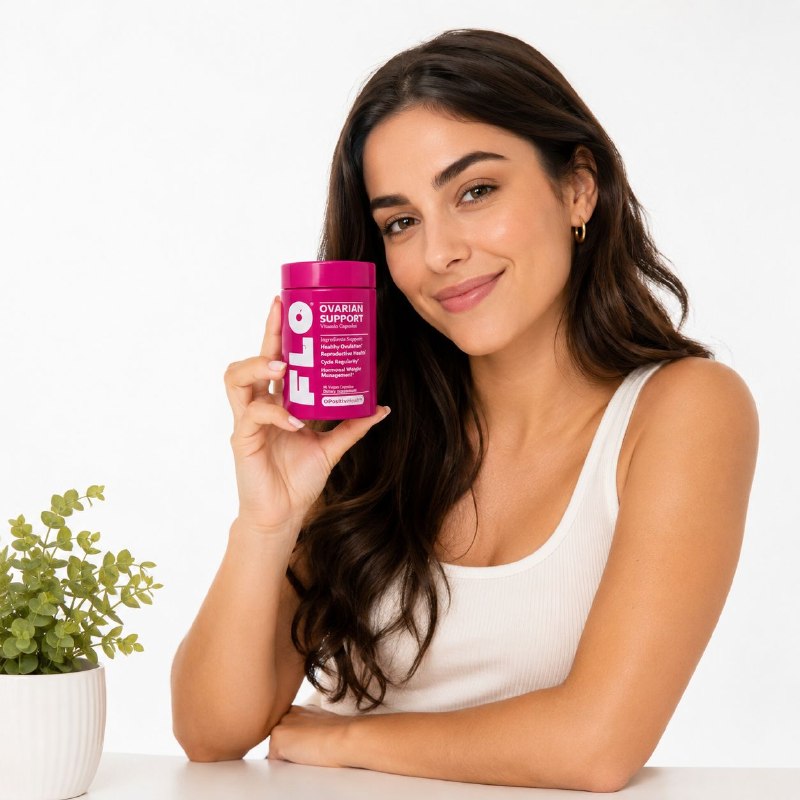 SUPLEMENTO DE APOYO OVARICO Y EQUILIBRIO HORMONAL FLO 90 CAPS VEGANAS