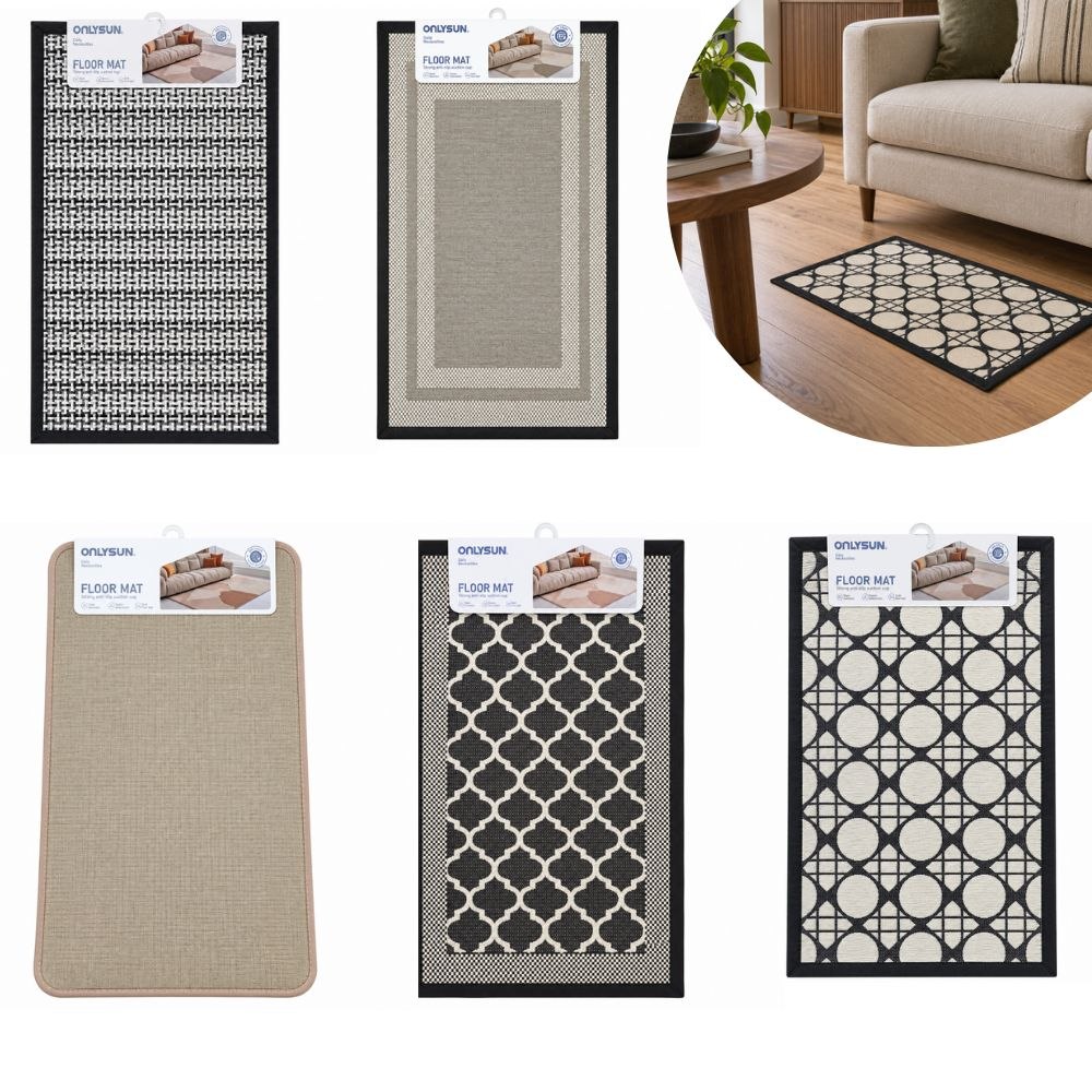 ALFOMBRA ANTIDESLIZANTE DECORATIVA BENELI HOME ONLYSUN 74X45CM