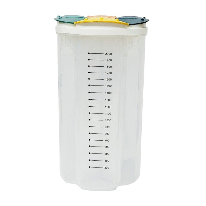 RECIPIENTE DE ALMACENAMIENTO PARA ALIMENTOS HERMETICO MULTIDIVISION 2500ML