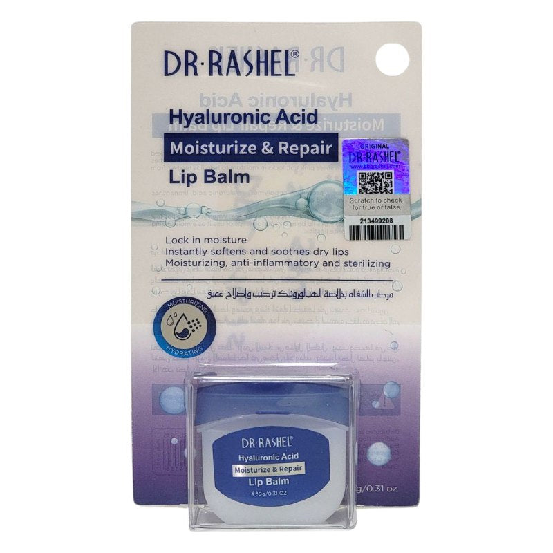BALSAMO LABIAL DE ACIDO HIALURONICO HIDRATANTE Y REPARADOR DR. RASHEL 9G