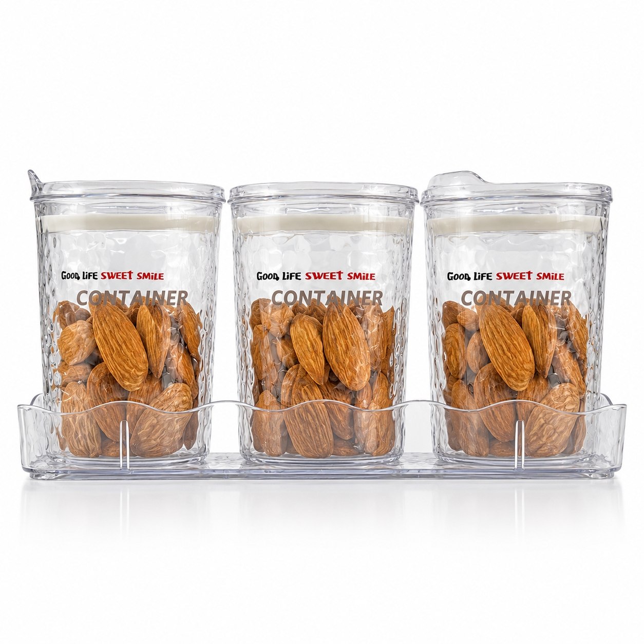 SET ORGANIZADORES HERMÉTICOS SWEET SMILE GOOD LIFE 440ML
