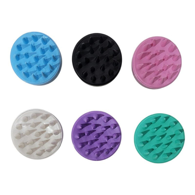 CEPILLO PARA LAVAR EL CABELLO DE SILICONA EXFOLIANTE STAY BEAUTIFUL 6 COLORES