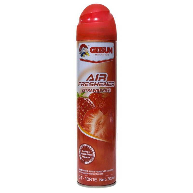 AMBIENTADOR AROMATIZANTE EN SPRAY DE FRESA GETSUN 300ML