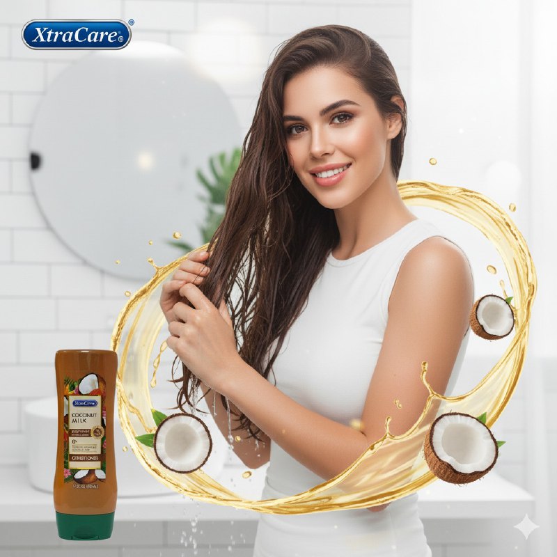 ACONDICIONADOR DE EXTRACTO DE COCO Y MIEL HIDRATANTE BRILLANTE XTRACARE 413ML