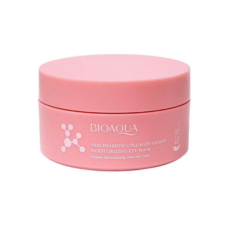MASCARILLA FACIAL PARA OJOS CON COLAGENO Y NIACINAMIDA ILUMINADORA E HIDRATANTE BIOAQUA 100G