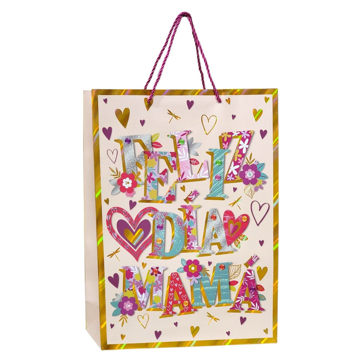 BOLSA DE REGALO PARA MAMA GRANDE 31X42X12CM