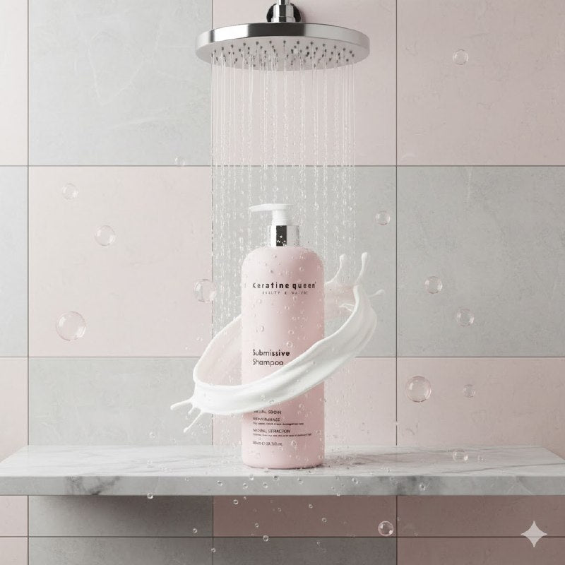SHAMPOO PARA EL CABELLO SUMISO REPARADOR DE ORIGEN NATURAL 800ML, REPARA PROFUNDAMENTE EL CABELLO DAÑADO RESTAURANDO EL NUCLEO CAPILAR CON PANTTENOL, ELIMINA LA SEQUEDAD E IRRITABILIDAD KERATINE QUEEN