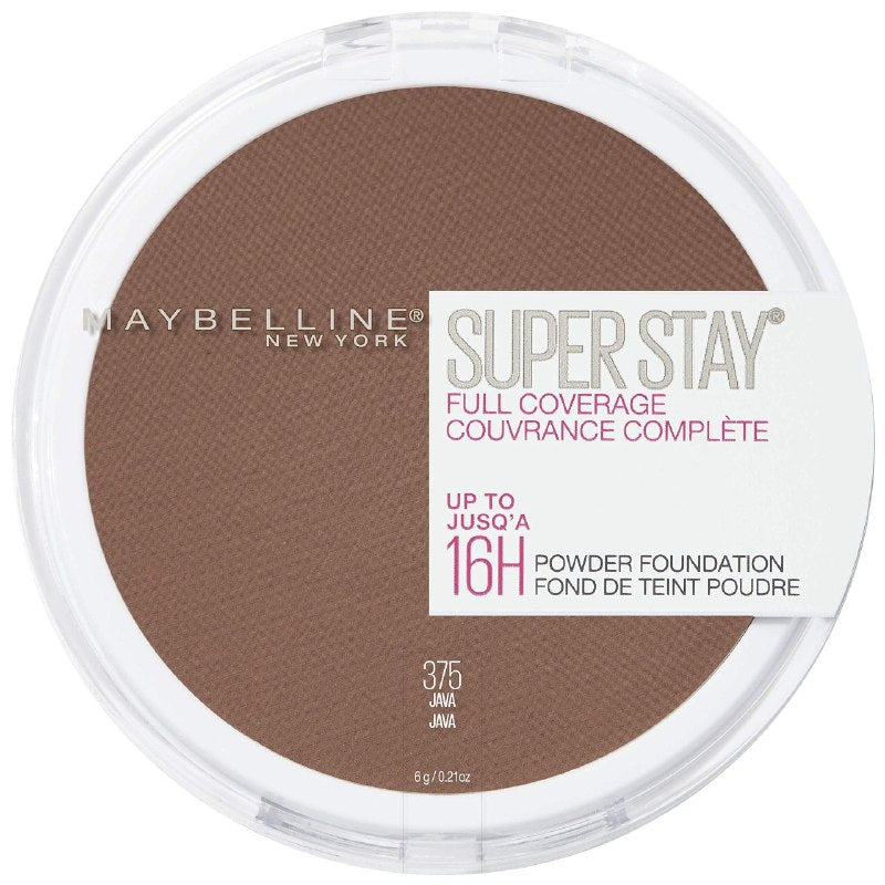 BASE EN POLVO DE ALTA COBERTURA DE LARGA DURACION TONO 375 JAVA MAYBELLINE 6G