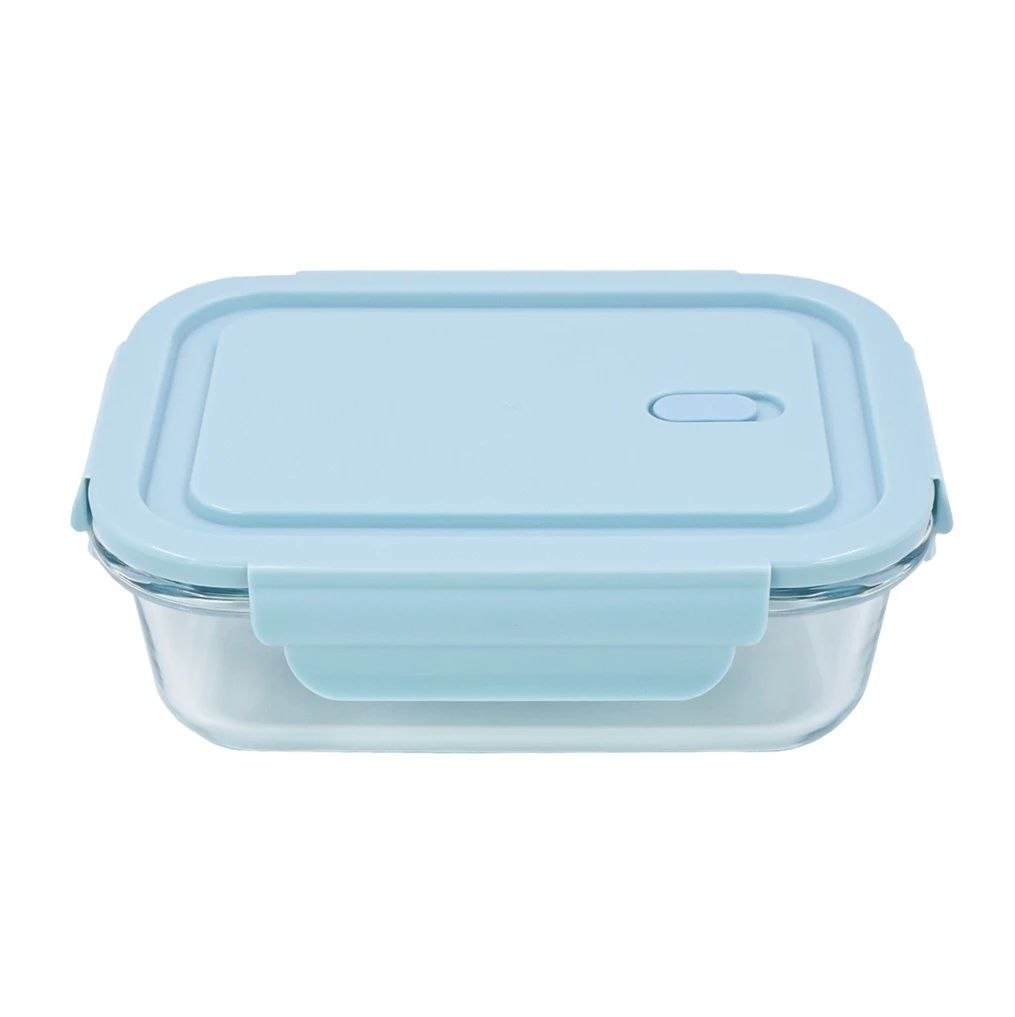 RECIPIENTE PANA PARA ALIMENTOS DE VIDRIO HERMETICO CON VALVULA DE VAPOR 18X13CM
