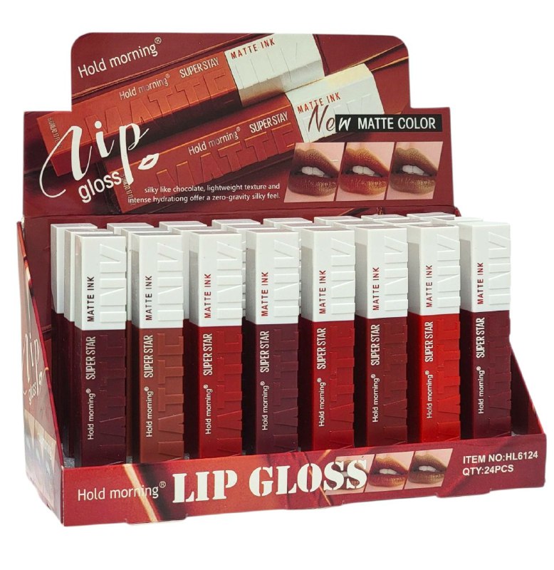 LIPSTICK LIQUIDO CON ACABADO MATTE HIDRATANTE HOLD MORNING 5ML (DUPE DE MAYBELLINE)