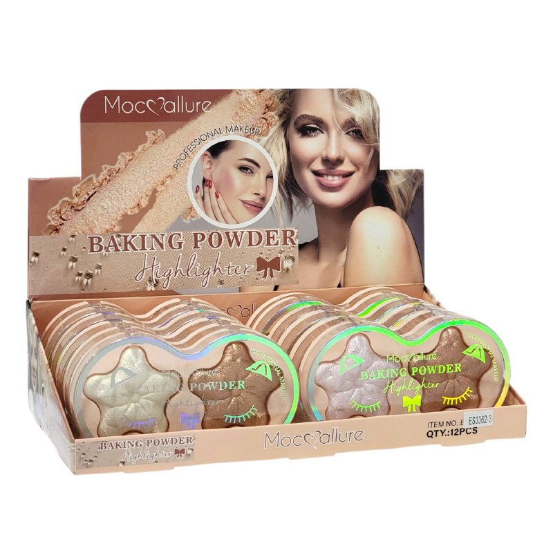 ILUMINADOR DE MAQUILLAJE MOCMALLURE BAKING POWDER 2 TONOS