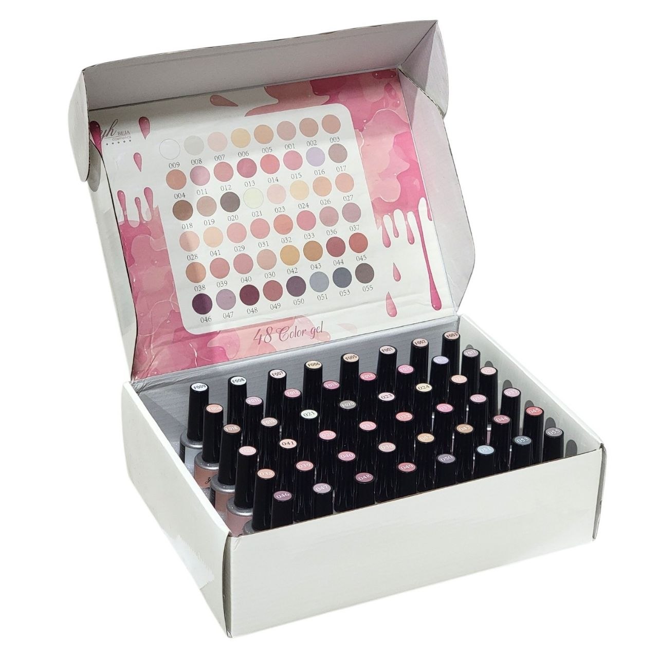ESMALTES DE GEL ESPECIALIZADO EN TONOS NUDE Y BASES PARA MANICURA FRANCESA YH BEJA COSMETICS 12ML