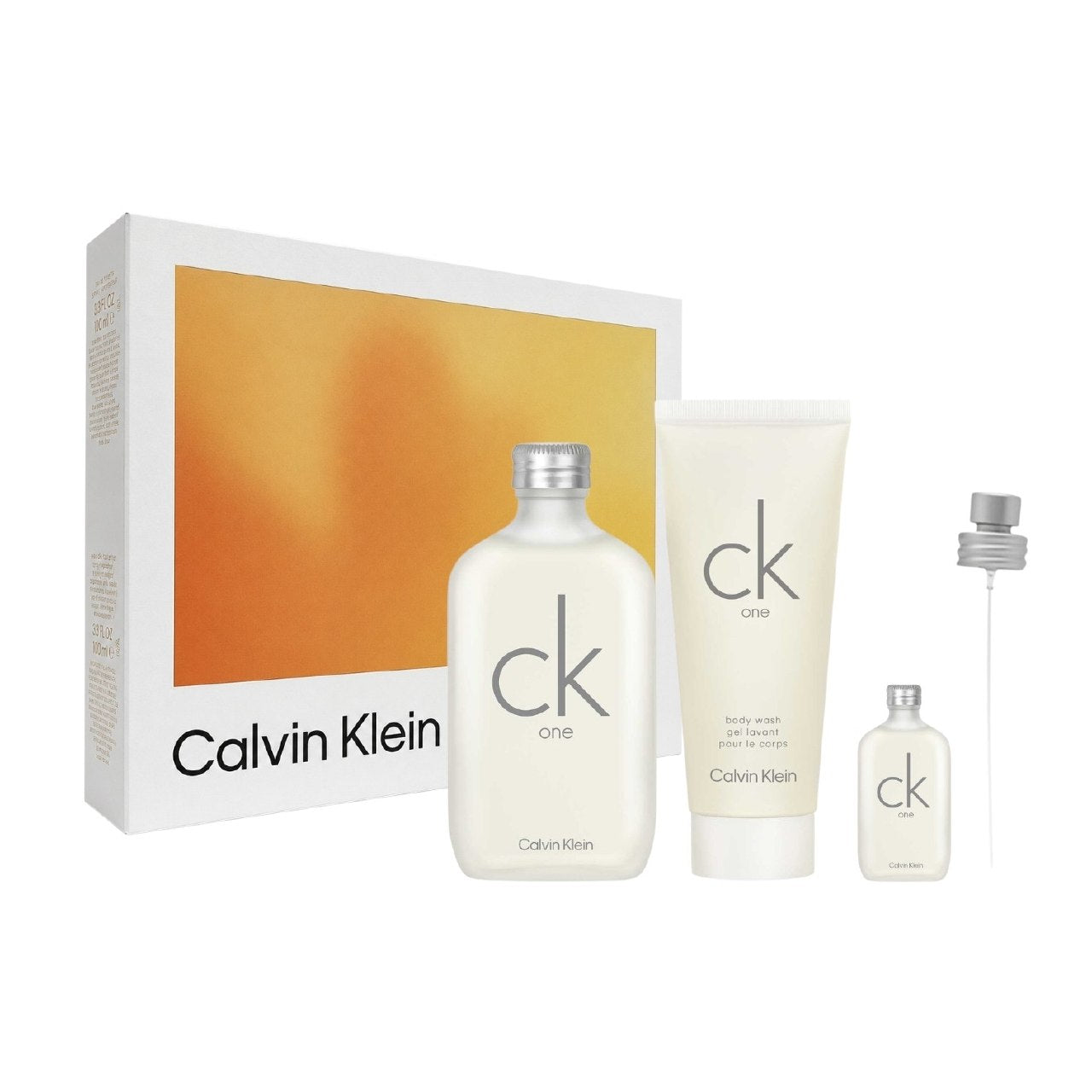 SET CALVIN KLEIN CK ONE EDT 100ML EDT 15ML GEL DE DUCHA 100ML (M)