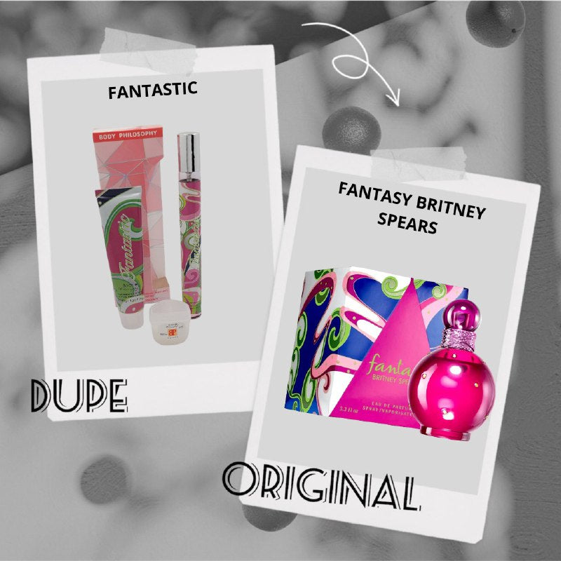 SET PERFUME EN TUBO PARA DAMA BODY PHILOSOPHY FANTASTIC EDP 35ML, BODY LOTION 40G, VASELINA 7G (M)