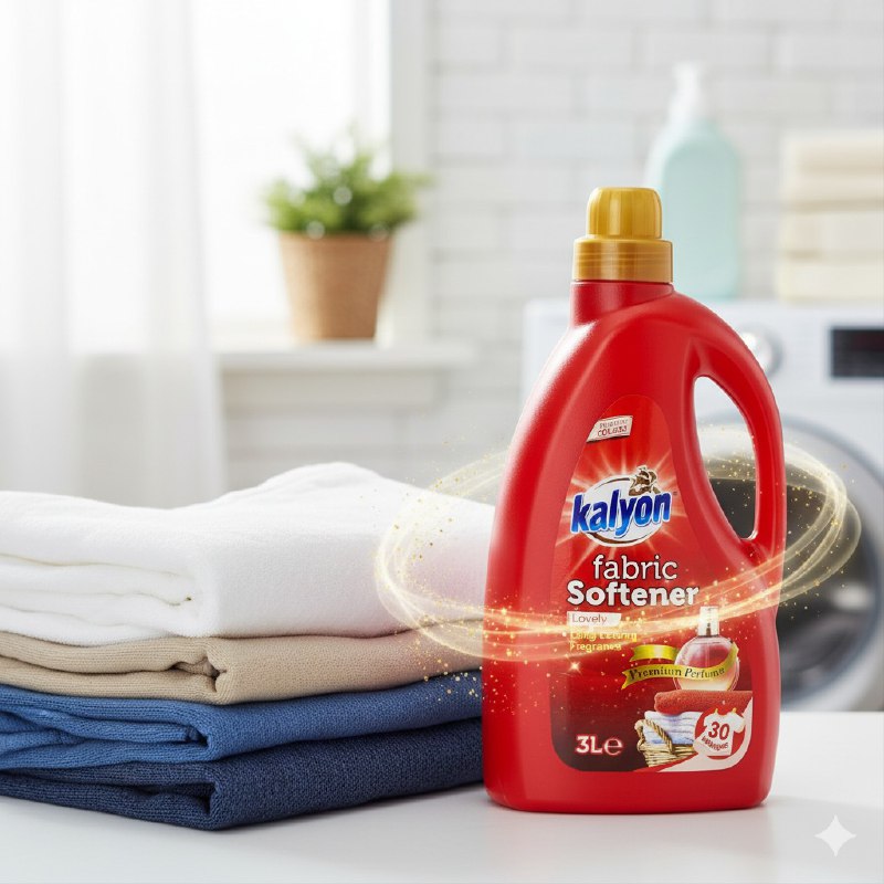 DETERGENTE SUAVIZANTE PARA ROPA CON PERFUME DE LARGA DURACION KALYON 3L