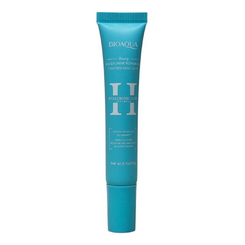 CREMA FACIAL PARA CONTORNO DE OJOS HIDRATANTE CON ACIDO HIALURONICO BIOAQUA 20G