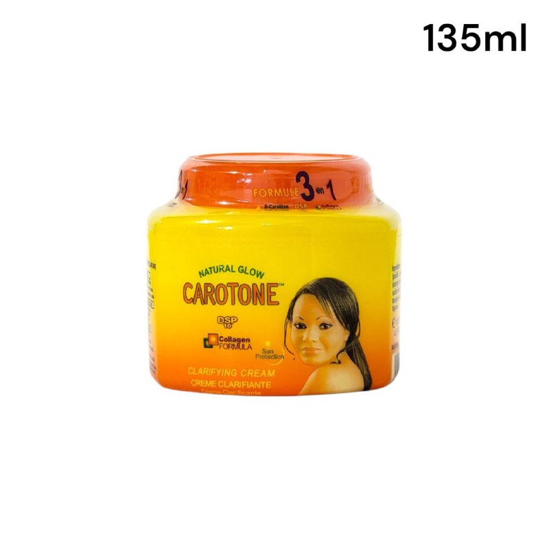 CREMA FACIAL ACLARANTE E HIDRATANTE CON CAROTENO NATURAL CAROTONE NATURAL GLOW 135ML