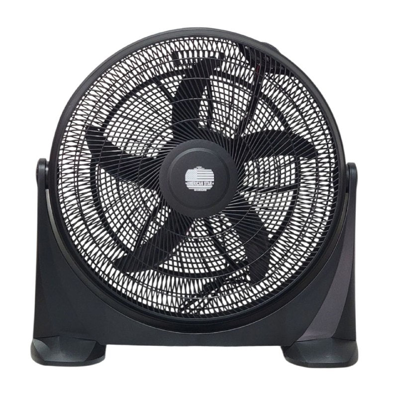 VENTILADOR DE PISO TURBO DE 20 , CUBIERTA DE MALLA DE PLASTICO, POTENCIA 75W, 5 ASPAS AERODINAMICAS, CONTROL 3 VELOCIDADES 58X5,15.5X58CM AMERICAN STAR