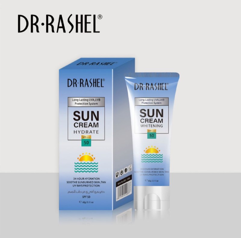 PROTECTOR SOLA EN CREMA SOLAR E HIDRATANTE SPF 50, PROTECCION DE 24H, PIEL SUAVE Y TERSA DR RASHEL 60G