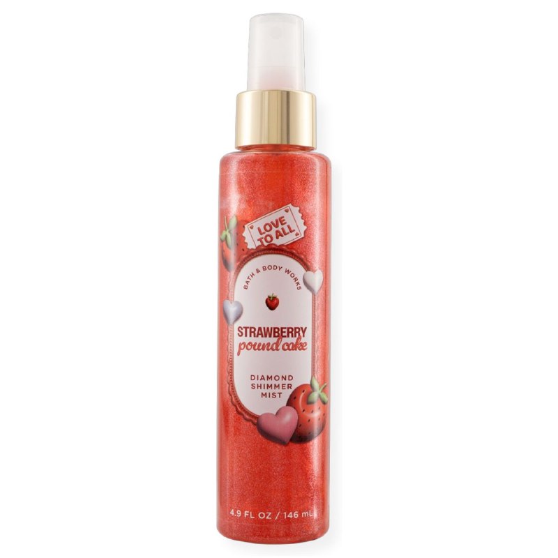 BATH AND BODY WORKS SPLASH STRAWBERRY POUND CAKE 146ML (M) (DUPE KAYALI FRAGRANCES YUM BOUJEE MARSHMALLOW 81 EDP)