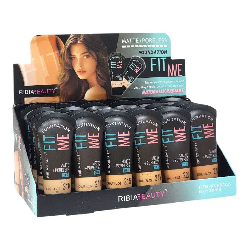 BASE DE MAQUILLAJE LIQUIDA MATTE RIBIABEAUTY 30ML (DUPE DE MAYBELLINE)