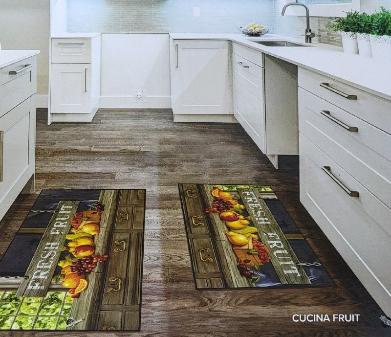 ALFOMBRA DE COCINA ANTIDESLIZANTE, SUAVE Y ELEGANTE EN SET DE 2 PIEZAS BENELI HOME