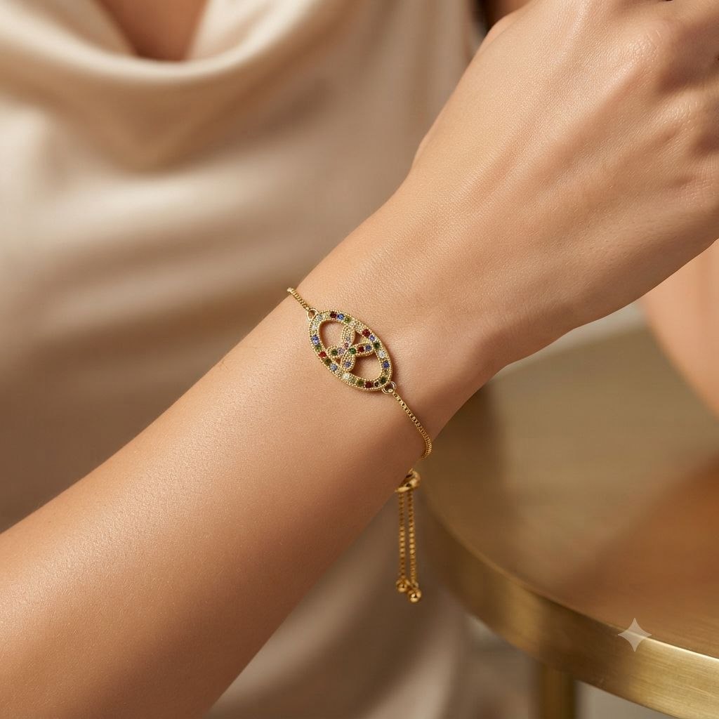 PULSERA DE ENCHAPE PARA DAMA CON DISEÑO DE MARIPOSA