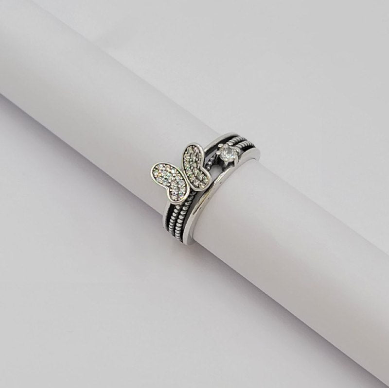 PANI602 FORMA MARIPOSA PLATA 9.25