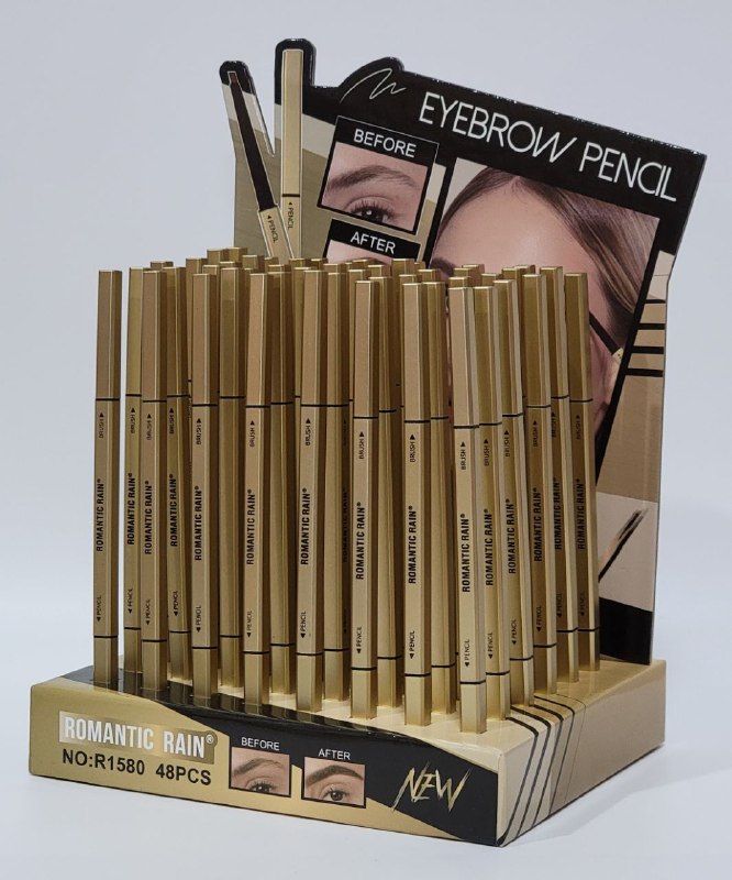 LAPIZ DE CEJA CON CEPILLO PARA PEINAR CEJAS ROMANTIC RAIN