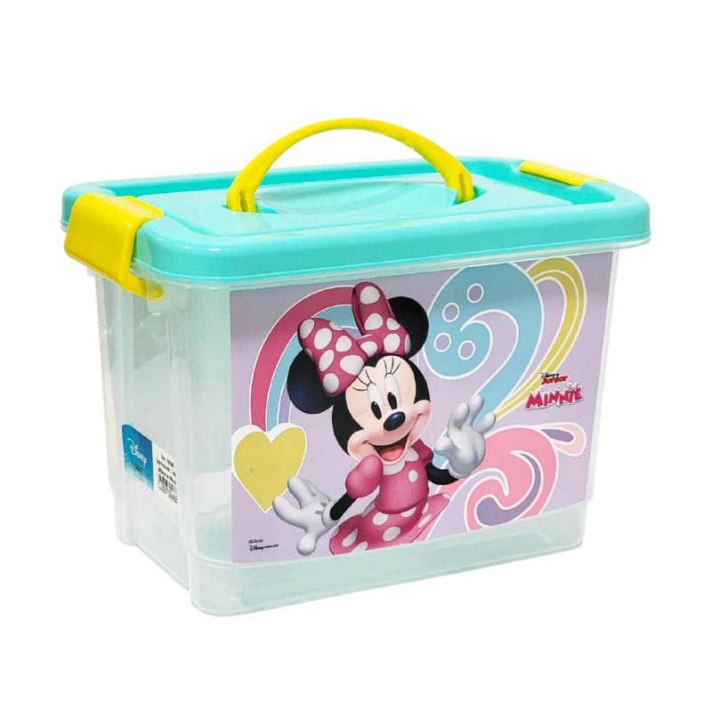 ORGANIZADOR CAJA DE ALMACENAMIENTO ORGANIZADORA PARA NIÑAS DE MINNIE MOUSE 16X16X24