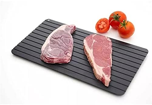 BANDEJA DE ALUMINIO DE DESCONGELACION RAPIDA PARA CARNES Y ALIMENTOS 35.5CMX20.5CM