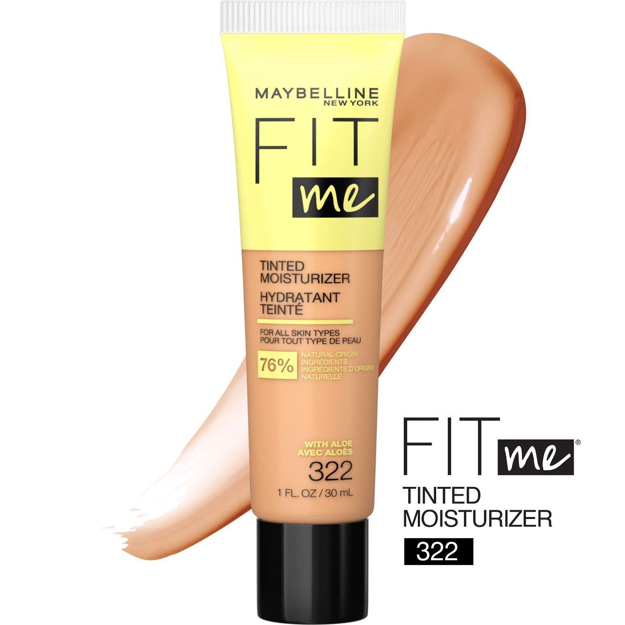 BASE DE MAQUILLAJE EN CREMA HIDRATANTE CON COLOR TONO 322 MAYBELLINE NEW YORK 30ML