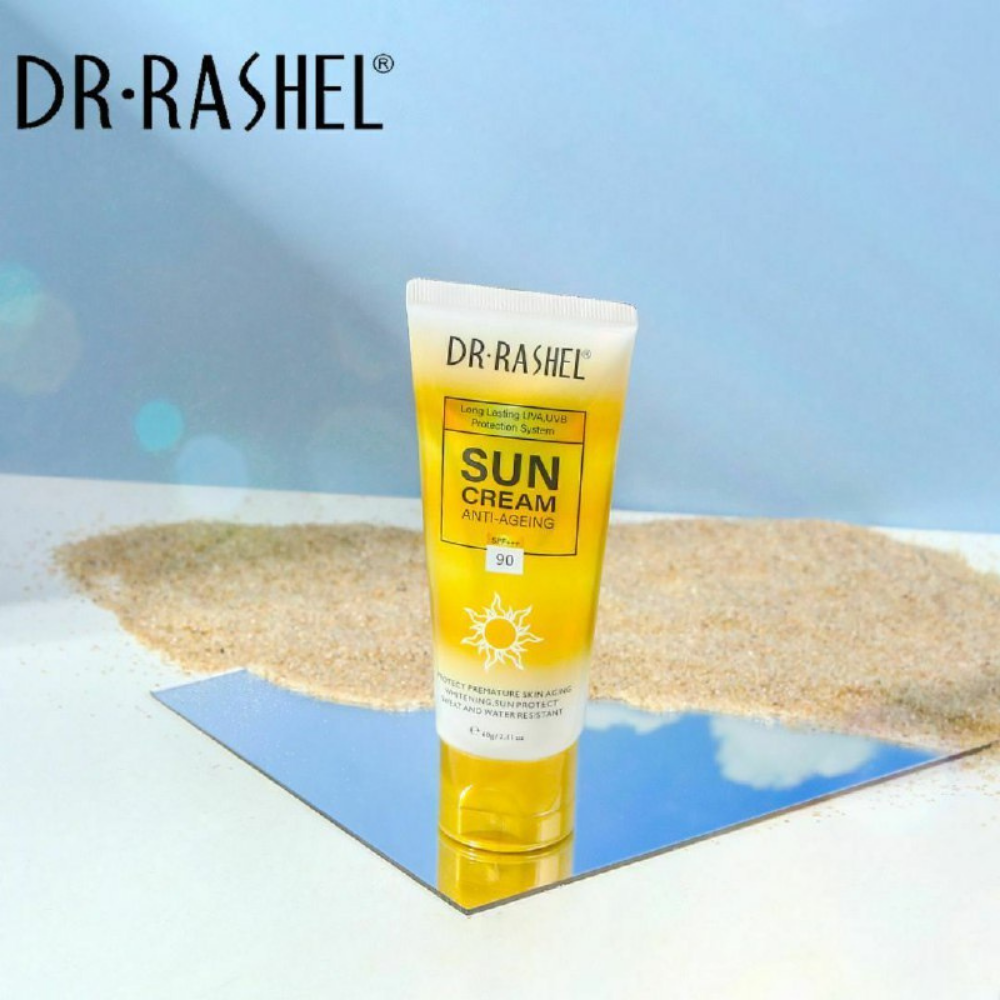 PROTECTOR SOLAR EN CREMA BLANQUEADORA Y ANTIENVEJECIMIENTO SPF 90 DR RASHEL 60G