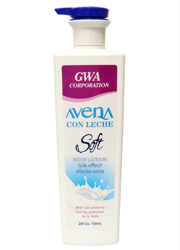 CREMA CORPORAL HIDRATANTE CON EXTRACTO DE AVENA Y PROTEINAS DE LECHE GWA 750ML