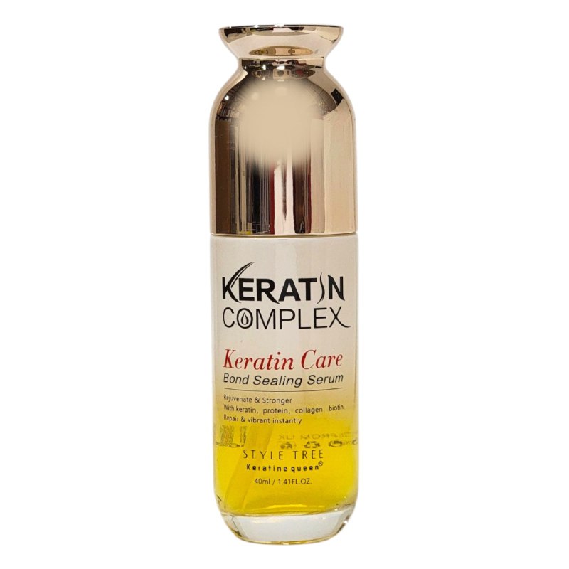 SUERO PARA EL CABELLO SELLADOR REPARADOR Y PROTECTOR TERMICO CON QUERATINA KERATINE COMPLEX 40ML