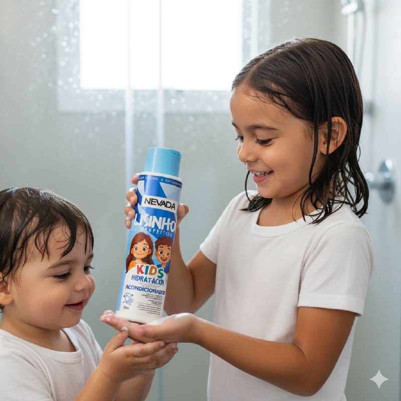 ACONDICIONADOR HIDRATANTE PARA NIÑOS HIDRATA Y DESENREDA NEVADA KIDS 500ML