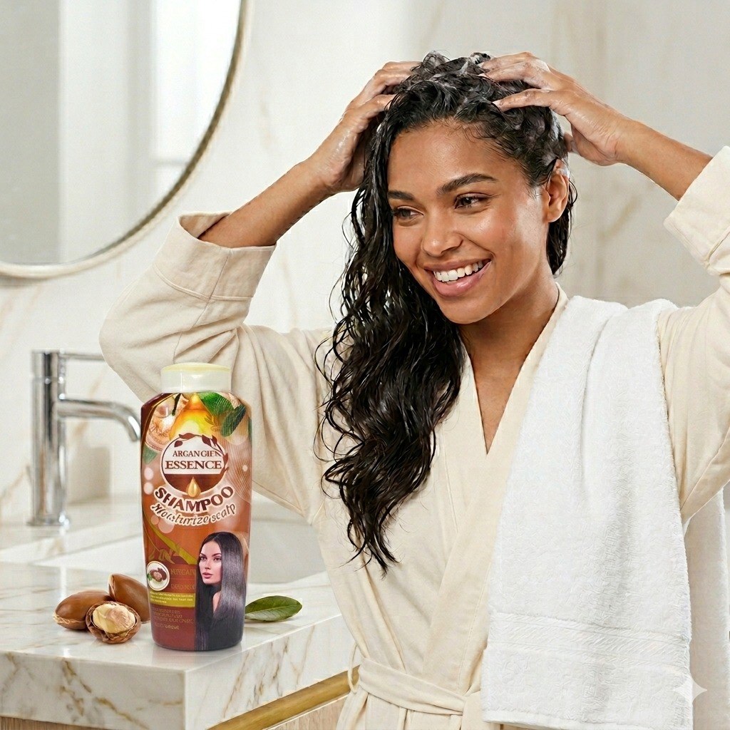 SHAMPOO DE RESTAURACION PROFUNDA 2 EN 1 CON ACEITE DE ARGAN TREE CITY 400ML