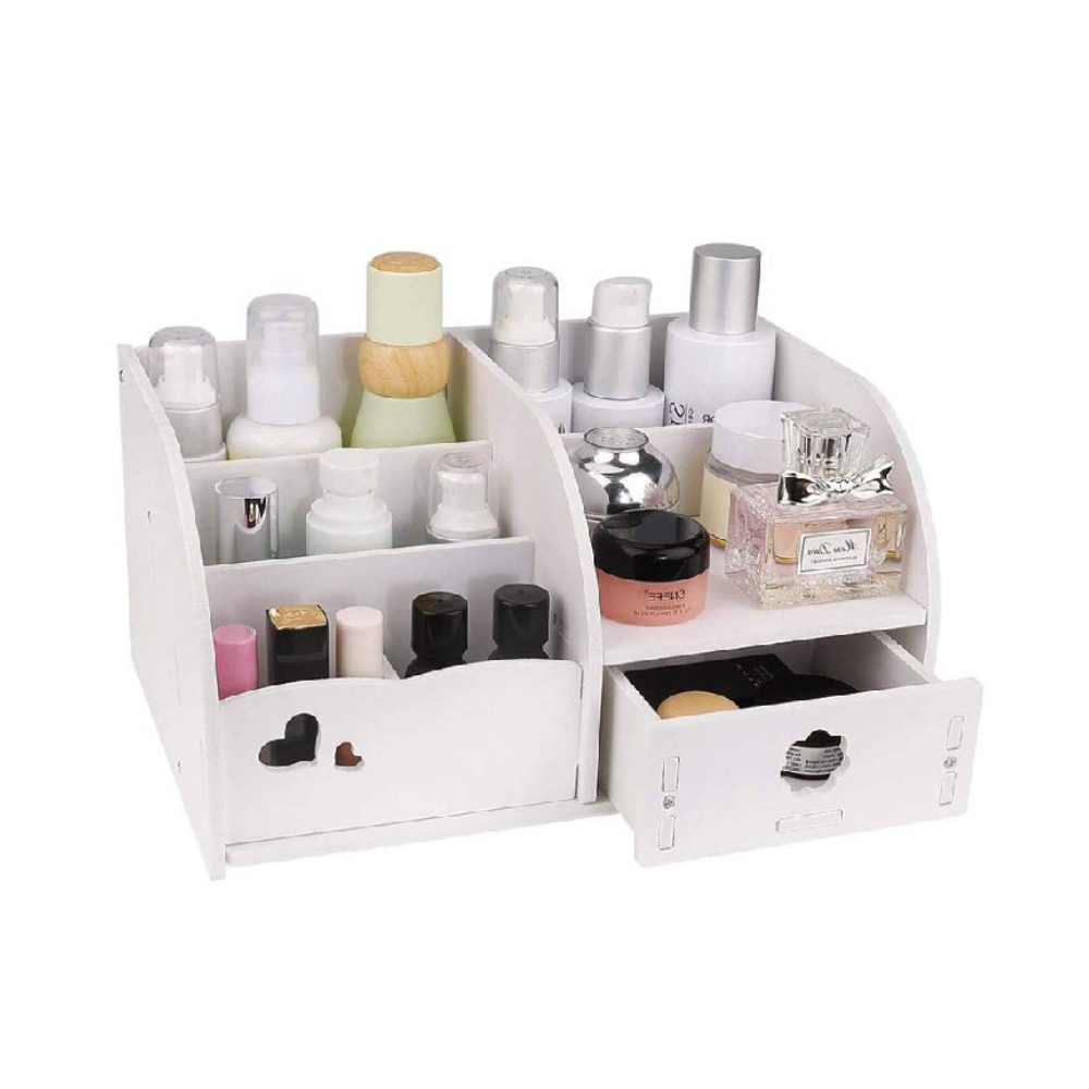 ORGANIZADOR DE MAQUILLAJE BLANCO