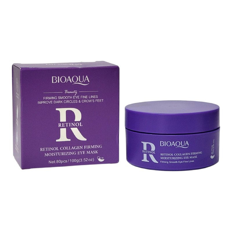 MASCARILLA FACIAL PARA CONTORNO DE OJOS REAFIRMANTE E HIDRTANTE PARA OJERAS DE RETINOL Y COLAGENO BIOAQUA 100G