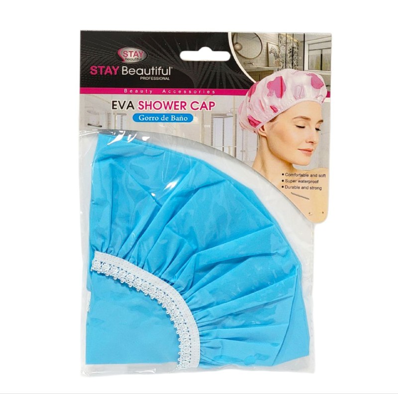 GORRO PARA BAÑO DE TELA IMPERMEABLE EVA STAY BEAUTIFUL