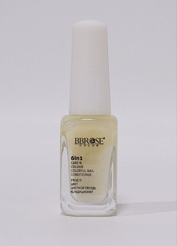 ESMALTE ACONDICIONADOR DE UÑAS 6 EN 1 CUIDADO Y COLOR REGENERA UÑAS DAÑADAS BBROSE 14ML