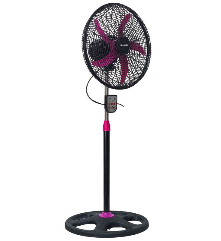 VENTILADOR DE PIE DE 18 PULGADAS DE PLASTICO CON CONTROL REMOTO HOMESTAR