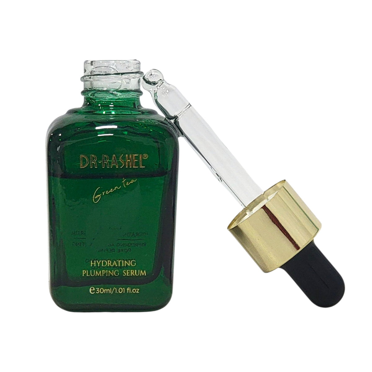 SUERO FACIAL DE TE VERDE, REFINADOR DE POROS, REFRESCANTE E HIDRATANTE, CALMA LA PIEL Y REDUCE MANCHAS OSCURAS DR RASHEL 30ML