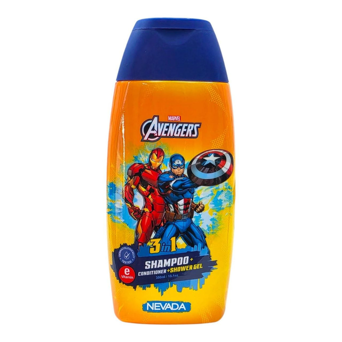 CHAMPÚ ACONDICIONADOR Y GEL DE DUCHA 3 EN 1 MARVEL AVENGERS CON VITAMINA E 300ML