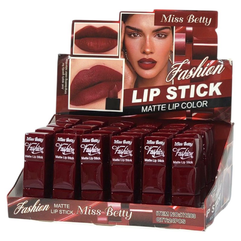 LIPSTICK DE ACABADO MATE MISS BETTY 4G (DUPE MAYBELLINE)