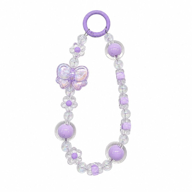 LLAVERO TIPO PULSERA DECORATIVA PARA TELEFONO O CARTERA WAO BEAUTY 12CM