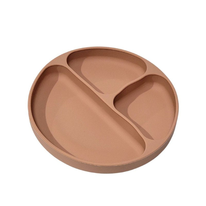 PLATO PARA BEBES CON DIVISIONES DE SILICONA PREMIUM BPA